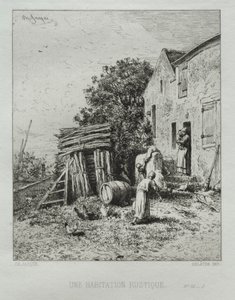 Casa Rústica de Charles Emile Jacque