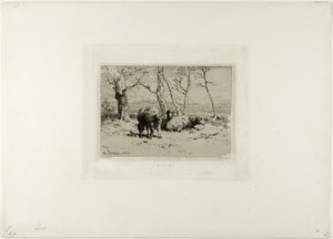Ovelha de Charles Emile Jacque