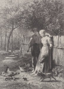 Floresta. de Charles Emile Jacque
