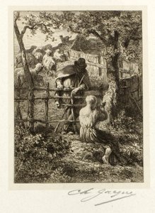 Verão de Charles Emile Jacque