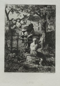 Dia de verão. de Charles Emile Jacque