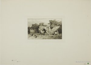 A carruagem de Charles Emile Jacque