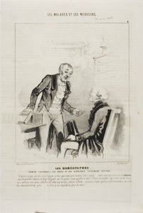 Os Homeopatas: Primeiro Tratamento (ilustração 4) de Charles Emile Jacque