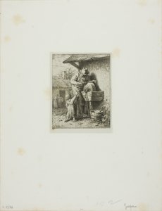 O amolador de facas de Charles Emile Jacque