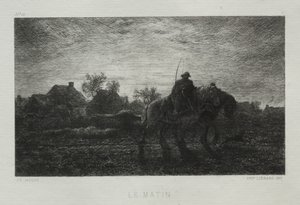A manhã de Charles Emile Jacque