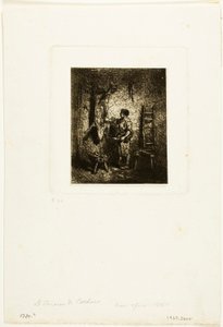 O Açougueiro de Porcos de Charles Emile Jacque