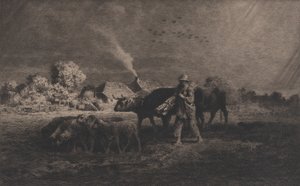 Floresta. de Charles Emile Jacque