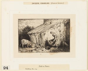 Telhado de Porco de Charles Emile Jacque