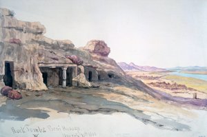 Rock Tombs, Beni Hassan, 10 de março de 1863, Egito, 1863