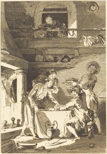 Patê de enguia de Charles Emmanuel Patas after Jean Honoré Fragonard