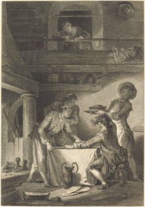 Patê de enguia de Charles Emmanuel Patas after Jean Honoré Fragonard