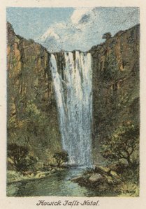 África do Sul: Howick Falls, Natal (litografia a cores) de Charles Ernest Peers