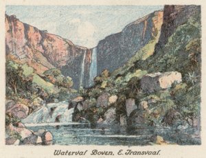 África do Sul: Waterval Boven, E Transvaal (litografia a cores) de Charles Ernest Peers
