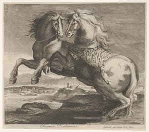Cavalos Poulonnais. de Charles Errard le fils