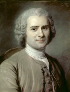 Retrato de Jean-Jacques (Jean Jacques) Rousseau (1712-1778), filósofo suíço. Pastel de Charles Escot (1834-1902) 1874 Sun. 0,46x0,38 m - Retrato de Jean-Jacques (Jean Jacques) Rousseau (1712-1778), filósofo suíço. Pastel de Charles Escot (1834-1902 de Charles Escot