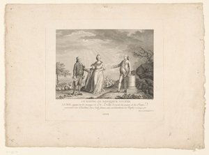 Retorno de Jacques Necker, 1788 Le recall de Monsieur Necker (título no objeto) de Charles Etienne Gaucher