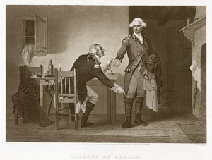 Traição de Arnold, pub. 1874. de Charles F Blauvelt 1824 1900.