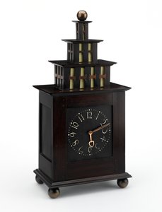 Relógio, 1903-06 (ébano e marfim)