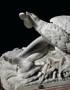 Uma figura em tamanho natural de Rhodopis no pedestal, 1862 de Charles Francis Fuller
