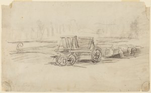 Uma carroça de fazenda de Charles Francois Daubigny