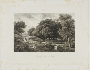 Aproximando-se da Tempestade de Charles Francois Daubigny