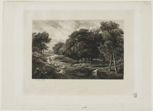 Aproximando-se da Tempestade de Charles Francois Daubigny