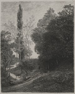 Margens do rio primo, 1850. de Charles Francois Daubigny