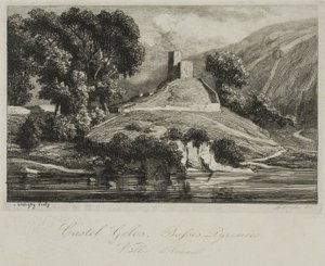 Castel Gélos (Vale de Ossau) de Charles Francois Daubigny