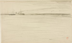Atravessando o canal de Charles Francois Daubigny