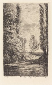 Balsa (Le Bac) de Charles Francois Daubigny