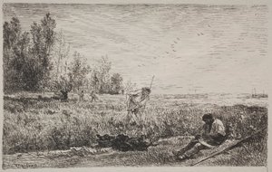 Ceifa de Charles Francois Daubigny