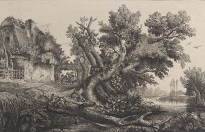 A Árvore, 1838. de Charles Francois Daubigny