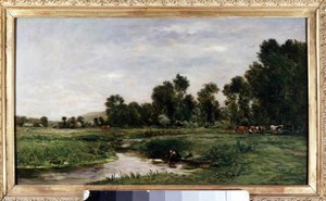 La vallee de l "Arques Pintura de Charles François Daubigny de Charles Francois Daubigny