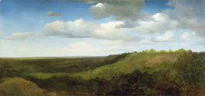 Paisagem na Campagna Romana, 1836 de Charles Francois Daubigny