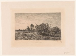 Paisagem com macieiras
Pommiers à Auvers. (título sobre o objecto) de Charles Francois Daubigny
