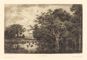 Pântano de Charles Francois Daubigny