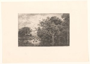 Pântano com cegonhas
Le marais aux cigognes de Charles Francois Daubigny
