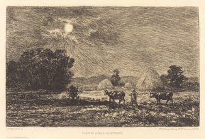 Luar em Valmondois de Charles Francois Daubigny
