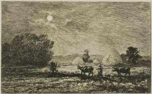 Luar em Valmondois de Charles Francois Daubigny