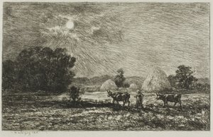 Luar em Valmondois de Charles Francois Daubigny