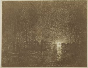 Efeito noturno de Charles Francois Daubigny