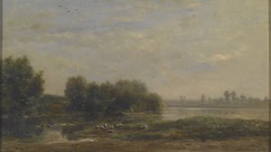 Sobre o Oise de Charles Francois Daubigny