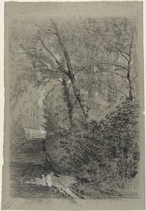 Caminho na floresta de Charles Francois Daubigny