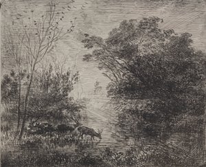 Veados de Charles Francois Daubigny