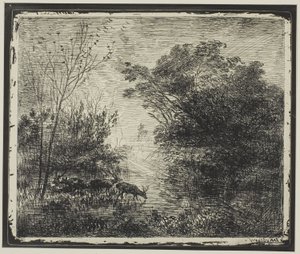 Veados de Charles Francois Daubigny