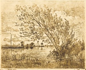 Banca de Amieiros de Charles Francois Daubigny