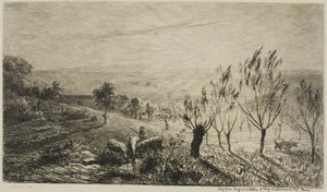 Nascer do sol de Charles Francois Daubigny