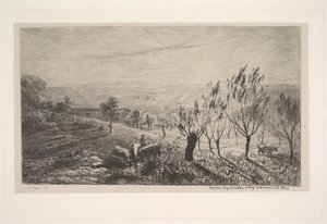 Nascer do sol, 1850. de Charles Francois Daubigny