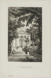 O anfiteatro do Jardin des Plantes de Charles Francois Daubigny