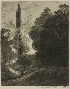 Os bancos do primo de Charles Francois Daubigny